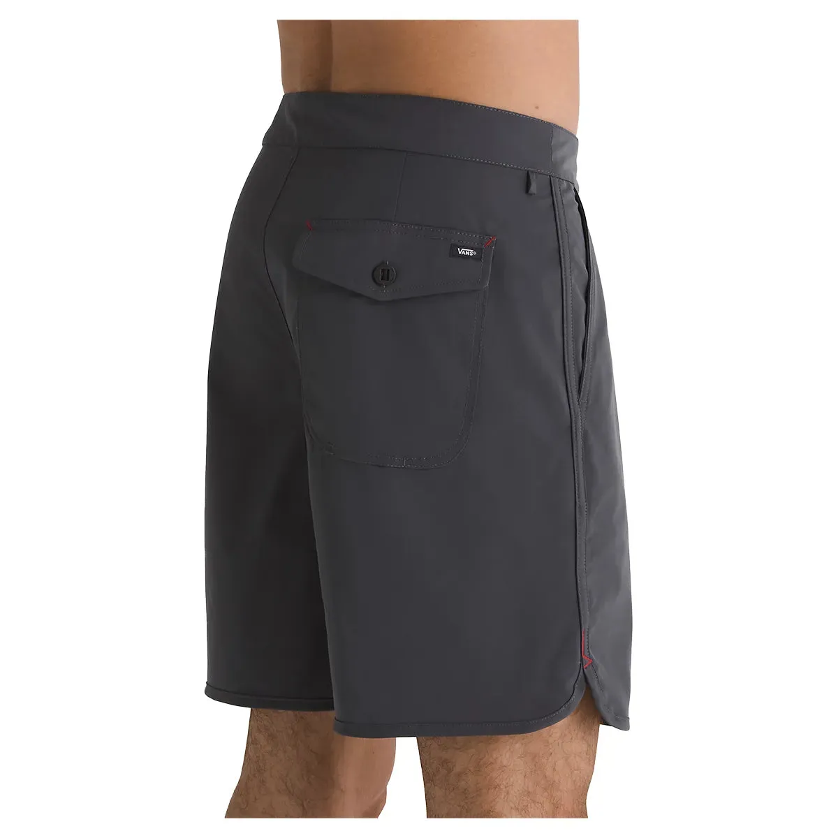 Vans Everride Scalloped Solid 18" Boardshorts - Asphalt