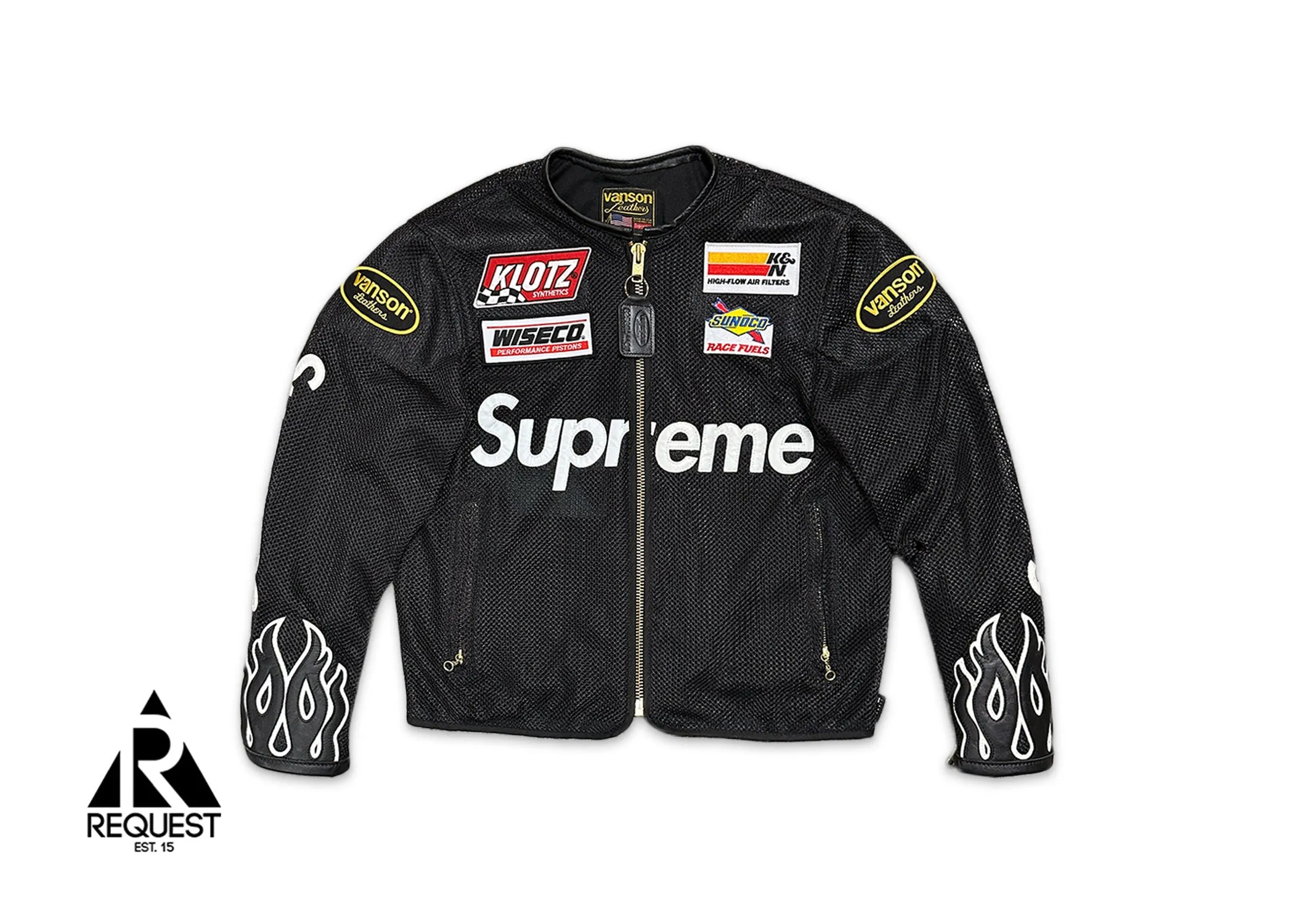 Vanson Leathers Cordura Mesh Jacket “Black"