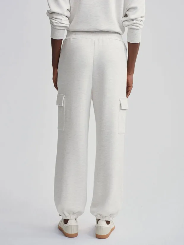 Varley The Cargo Pant 25 in Ivory Marl