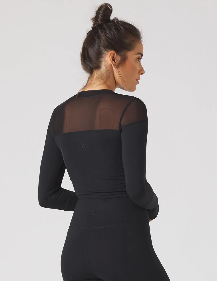 Vent Long Sleeve: Black