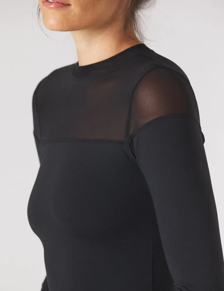 Vent Long Sleeve: Black