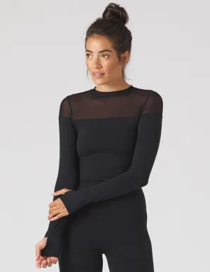 Vent Long Sleeve: Black