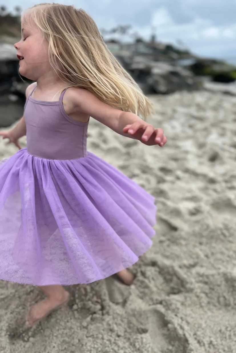 Vignette Kaia Tutu Dress In Lavender: Size 12M to 10 Years