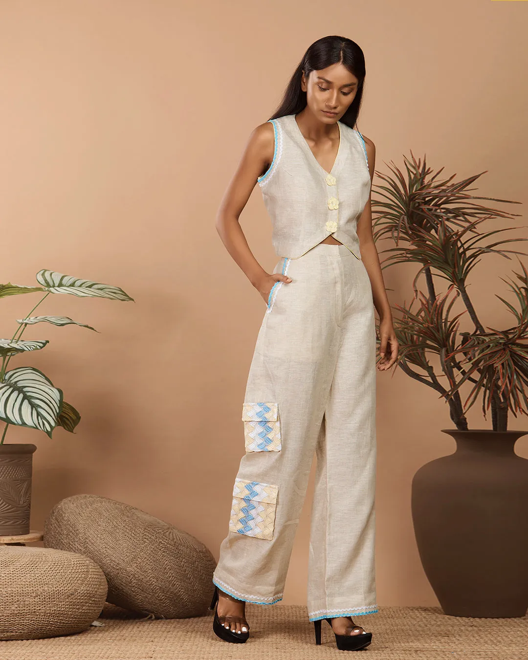 Waistcoat style coord set