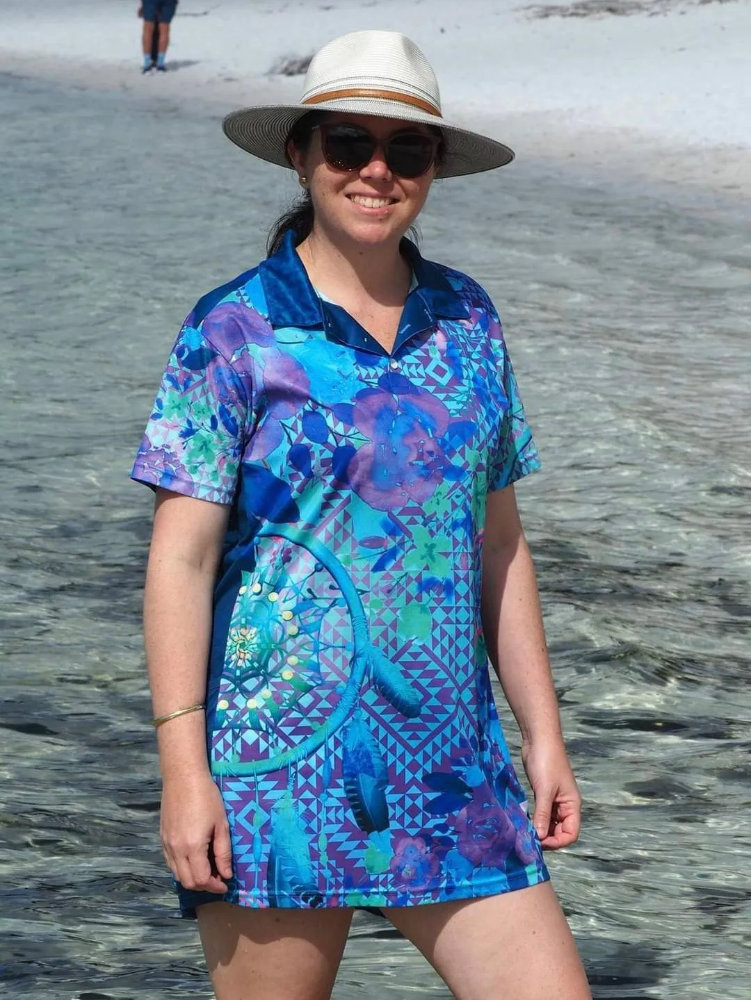 Western | Aztec Dreamcatcher Purple Lifestyle Fishing Dress