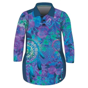 Western | Aztec Dreamcatcher Purple Lifestyle Fishing Dress
