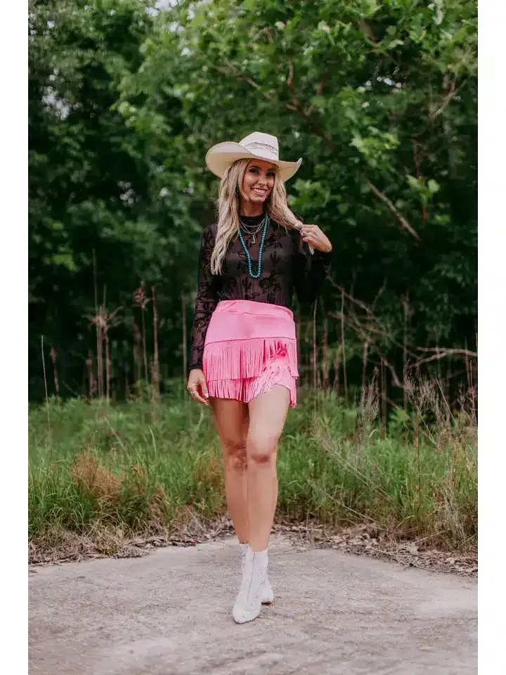 Western Mesh Top