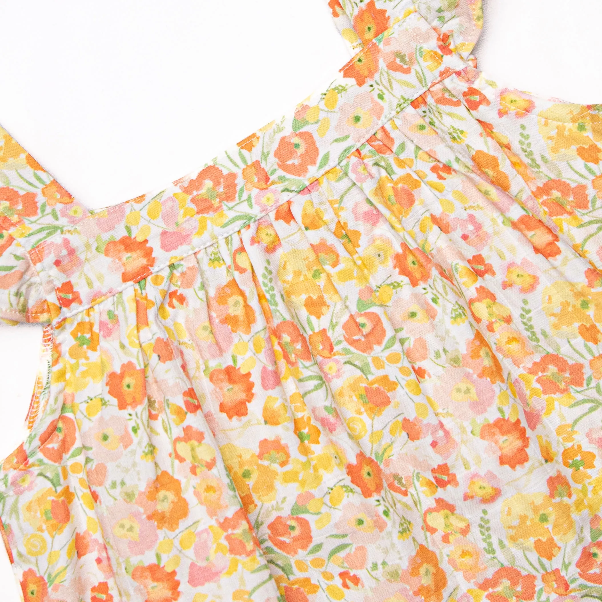 When the Sun Sets Muslin Dress, Yellow