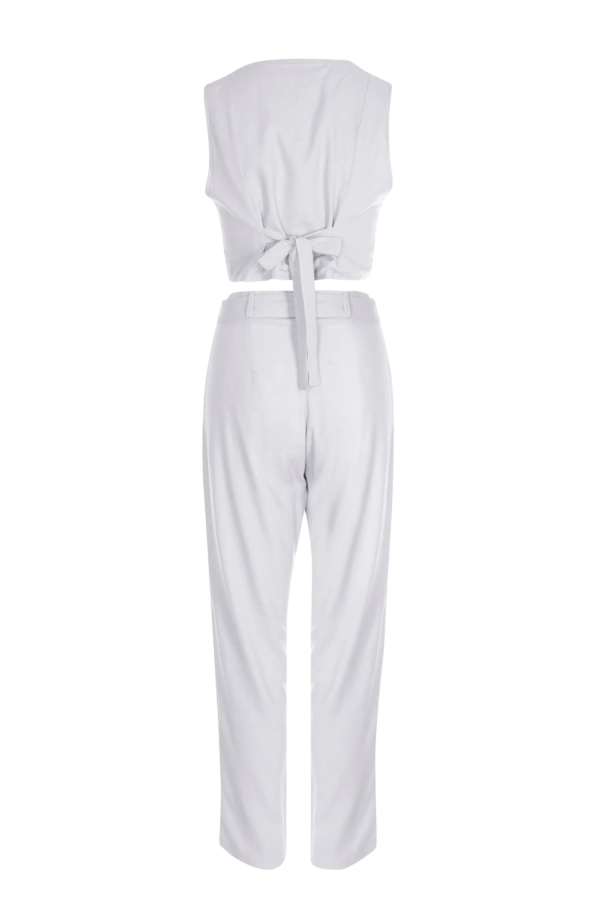 White - Linen waistcoat