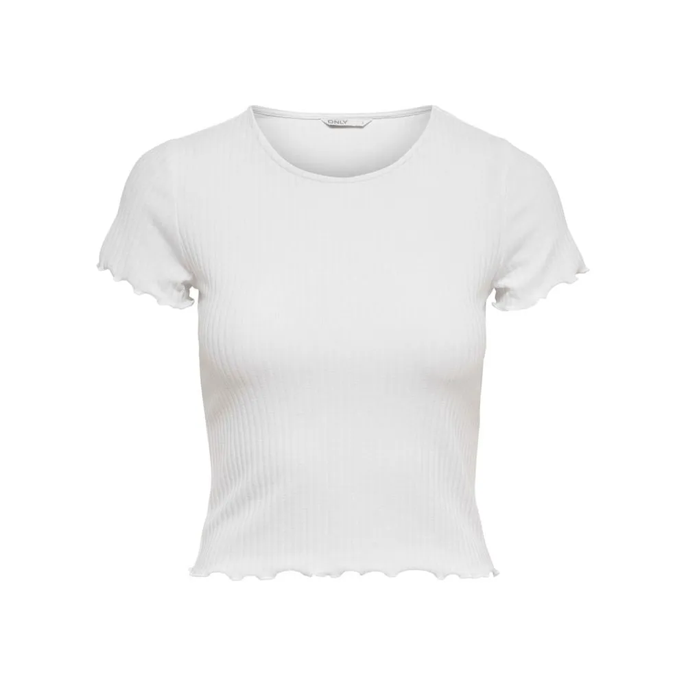White Polyester Tops & T-Shirt