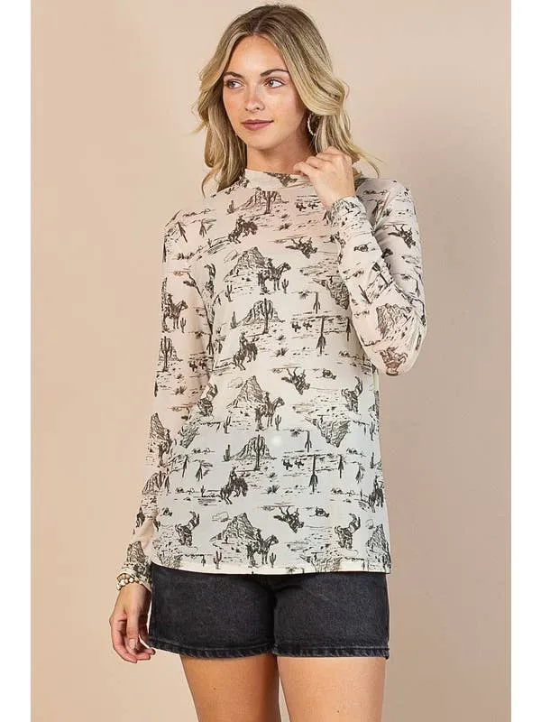 Wild West Mesh Shirt