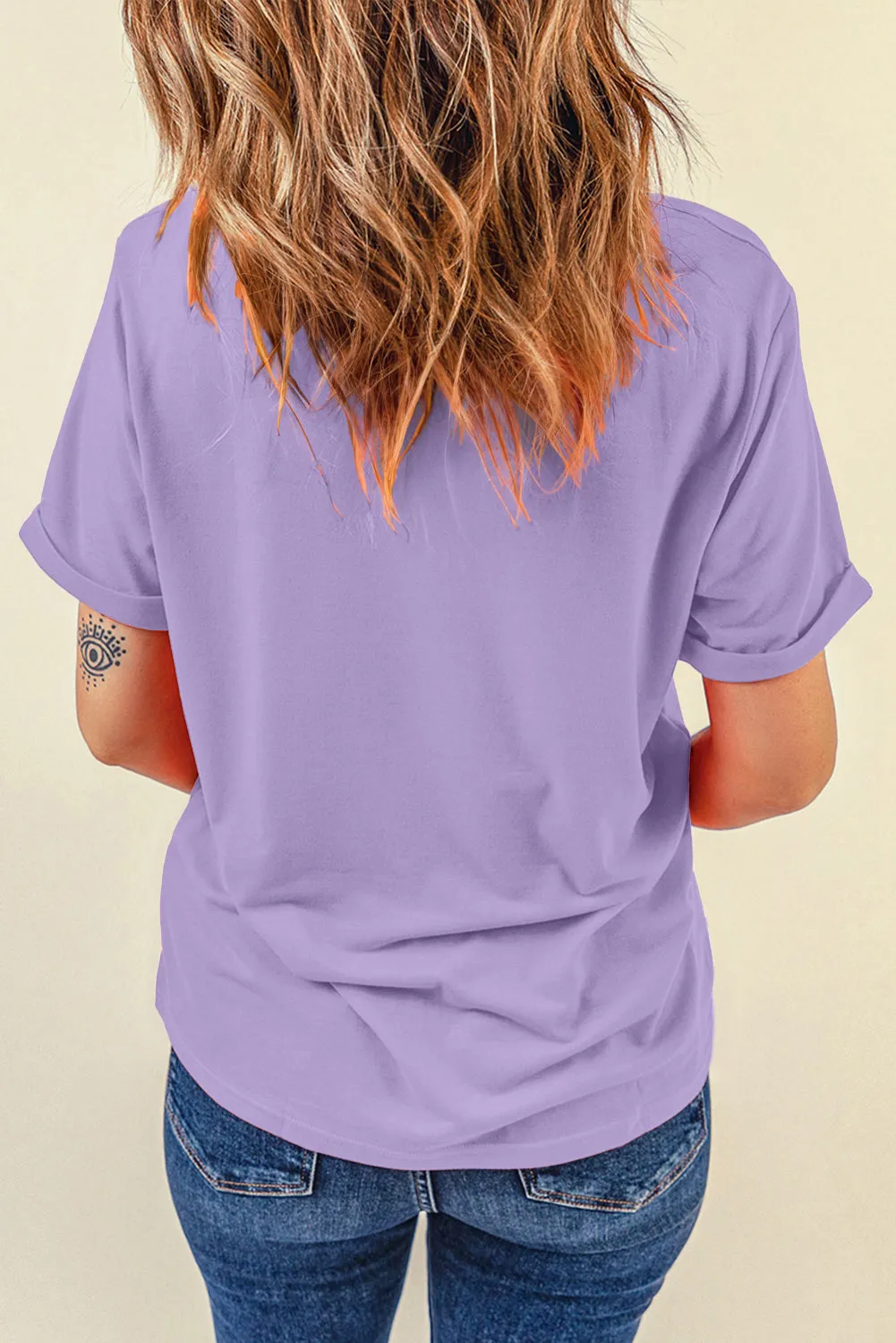 Wisteria Craw Fish Season Graphic Short Sleeve Top