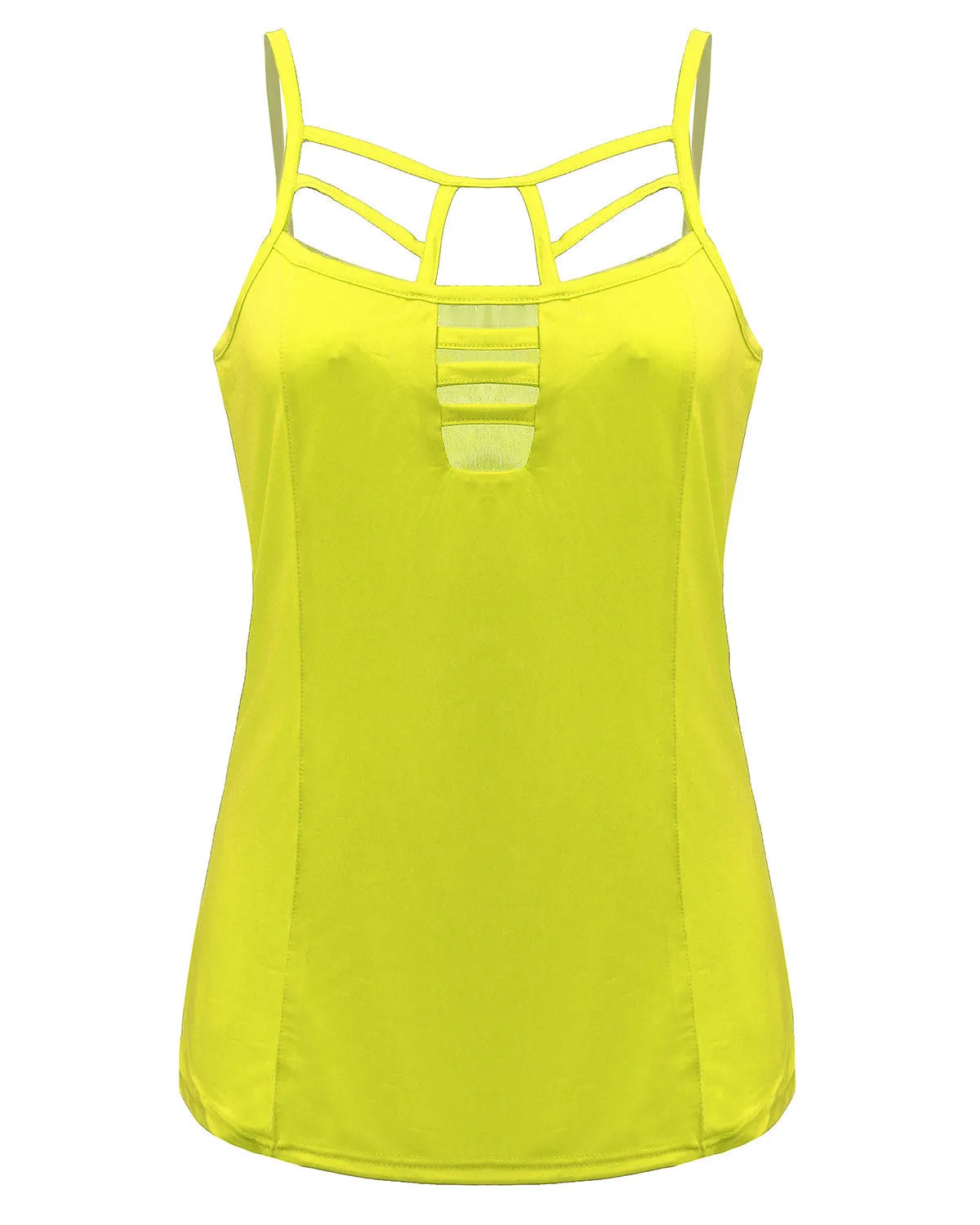 Women Tank Tops Ladies Casual Sleeveless Bandage Hollow Out Slim Vest T-shirt Camis Gilet Size S-2XL