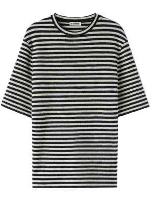 Wool striped t-shirt