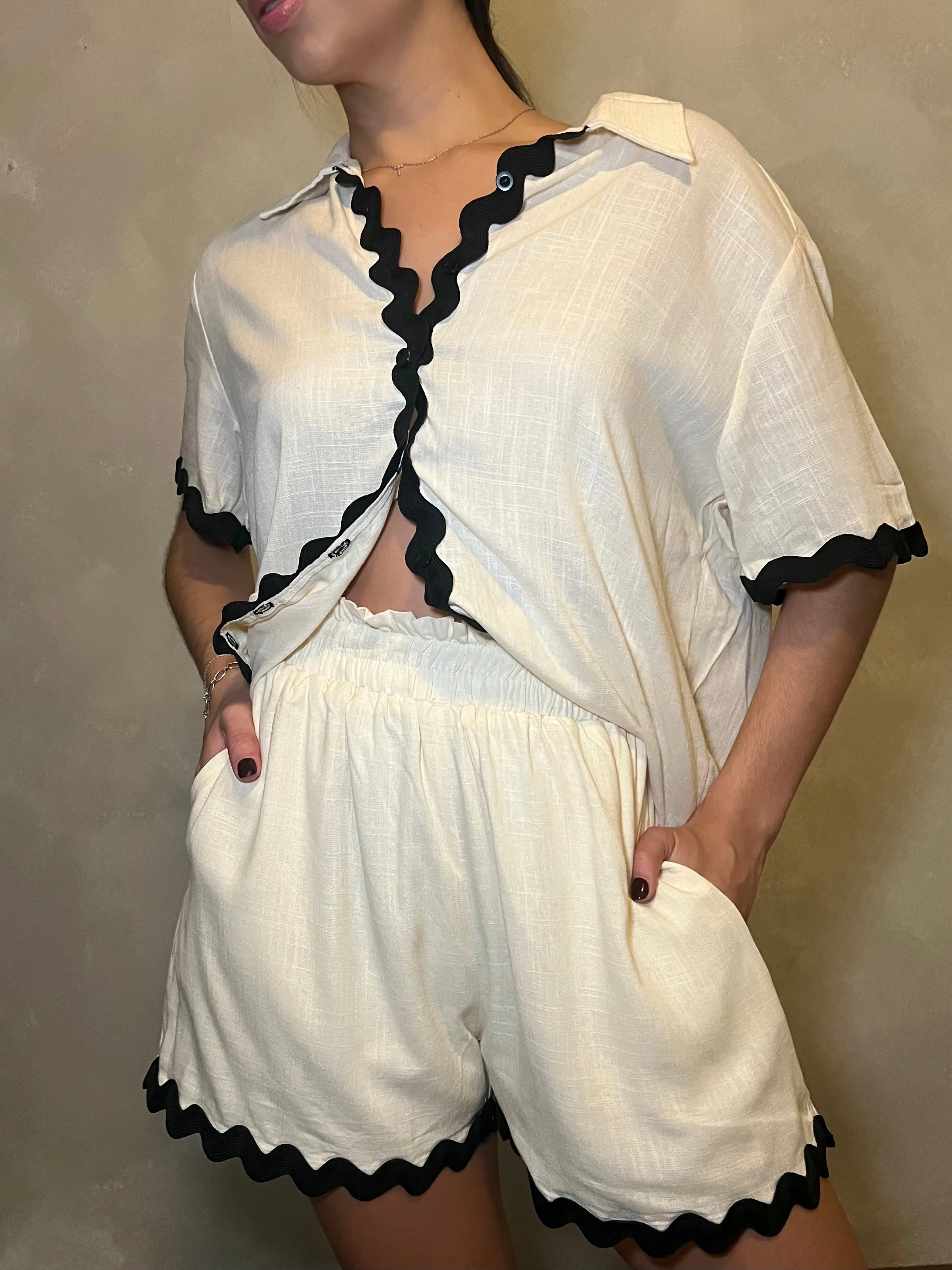 ZIC ZAC LINEN SET